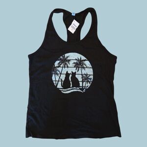 Cat Lady Island Cats Tank Top X-LARGE